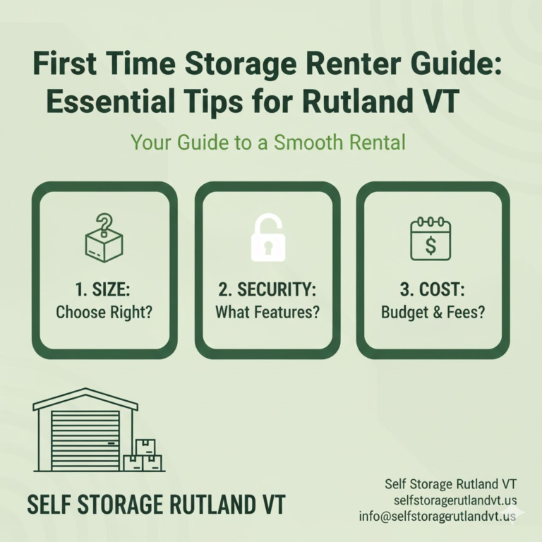 First Time Storage Renter Guide: Essential Tips for Rutland VT
