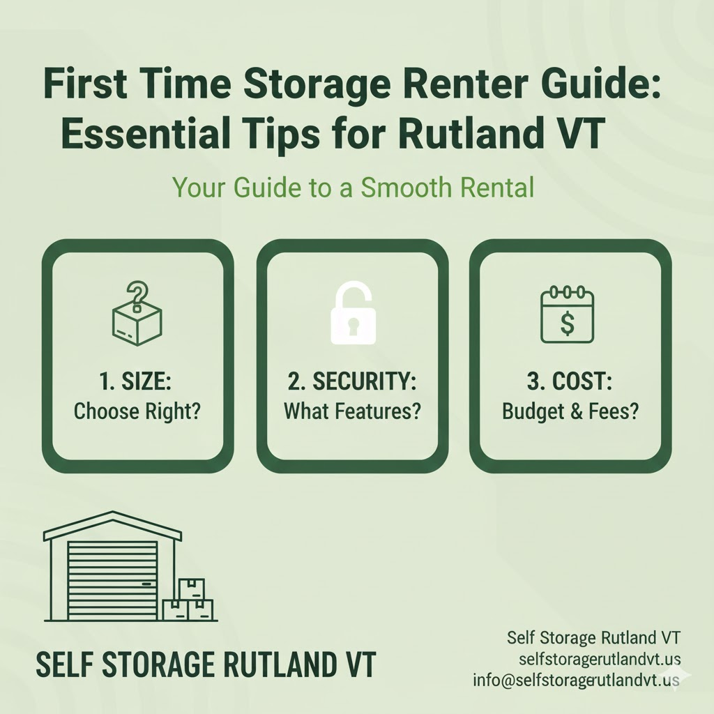 First Time Storage Renter Guide: Essential Tips for Rutland VT